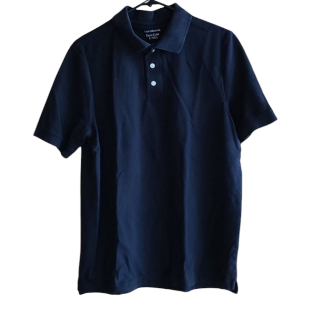 🛒3 For $10 🛍 Croft & Barrow Navy Polo Shirt